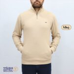 سویشرت مردانه پنبه جودون نیم زیپ