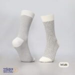 جوراب مردانه پنبه ای ژاکارد دو فیس