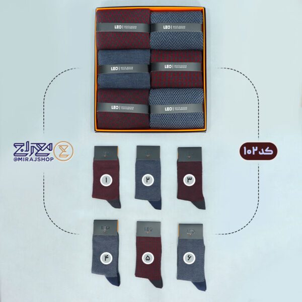 جوراب مردانه پنبه ای جودون