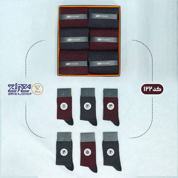 جوراب مردانه پنبه ای جودون