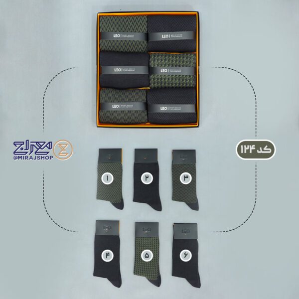 جوراب مردانه پنبه ای جودون