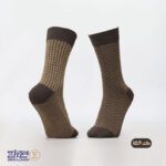 جوراب مردانه پنبه ای ژاکارد دو فیس