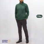 سویشرت مردانه پنبه جودون نیم زیپ