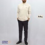 بلوز مردانه پنبه ای یقه فرنج دکمه بندی