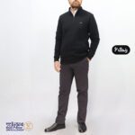 سویشرت مردانه پنبه جودون نیم زیپ