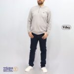 بلوز مردانه پنبه ای یقه فرنج دکمه بندی