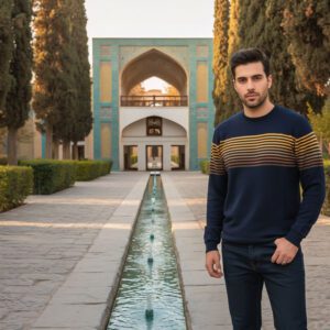 بافت مردانه پنبه ای طرح رینگر پرهام