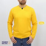 بلوز مردانه یقه کوبایی پنبه کشی ماراتن