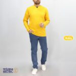 بلوز مردانه یقه کوبایی پنبه کشی ماراتن