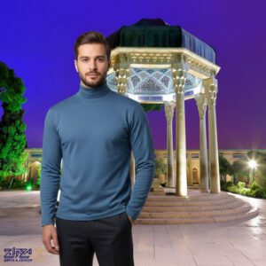 یقه اسکی مردانه پنبه کشی مارتن