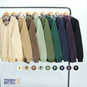 بلوز مردانه پنبه سلانیک یقه پیراهنی