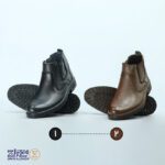 نیم بوت مردانه چرم طبیعی