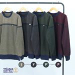 بلوز مردانه پنبه ژاکارد یقه گرد