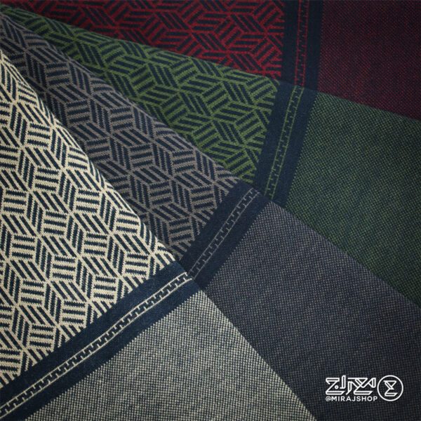 بلوز مردانه پنبه ژاکارد یقه گرد