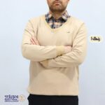 بلوز مردانه پنبه سلانیک یقه پیراهنی