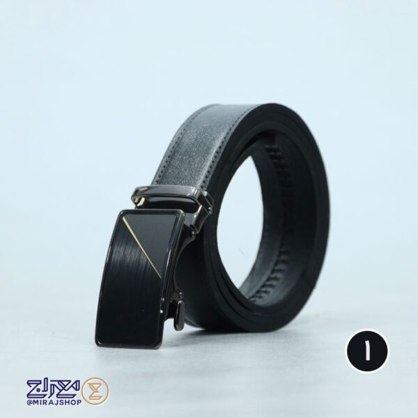 کمربند مردانه چرم طبیعی ریلی چکامَن - Image 8