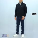 بلوز مردانه پنبه سلانیک نیم زیپ