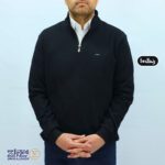 بلوز مردانه پنبه سلانیک نیم زیپ