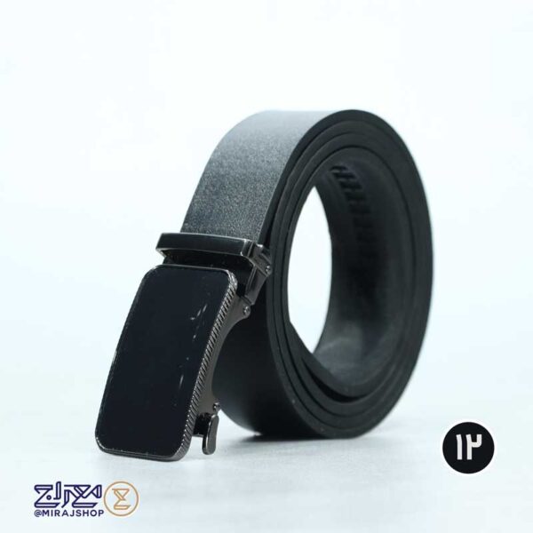 کمربند مردانه چرم طبیعی ریلی چکامه - Image 7