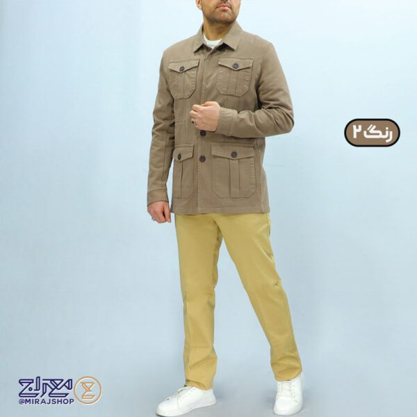 کت مردانه کتان کجراه
