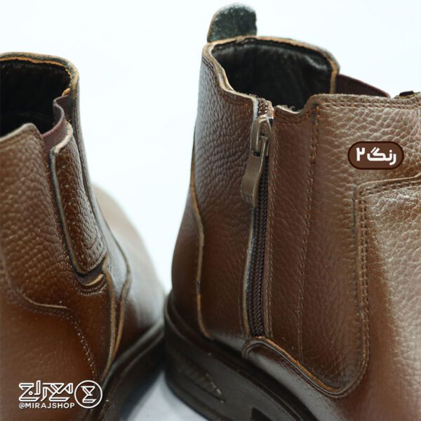 نیم بوت مردانه چرم طبیعی