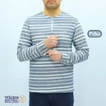 بلوز مردانه پنبه رینگر نیم‌ زیپ