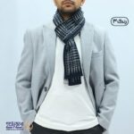 شال‌ گردن مردانه پنبه‌ای دورو