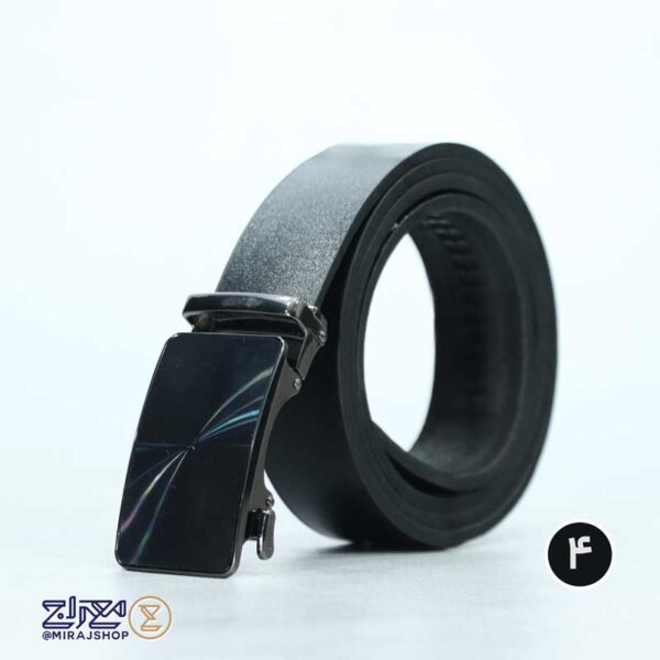 کمربند مردانه چرم طبیعی ریلی چکامه - Image 6