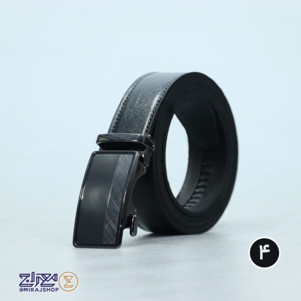 کمربند مردانه چرم طبیعی ریلی چکامَن - Image 4