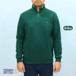 بلوز مردانه پنبه سلانیک نیم زیپ
