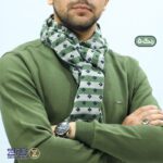 شال‌ گردن مردانه پنبه‌ای دورو