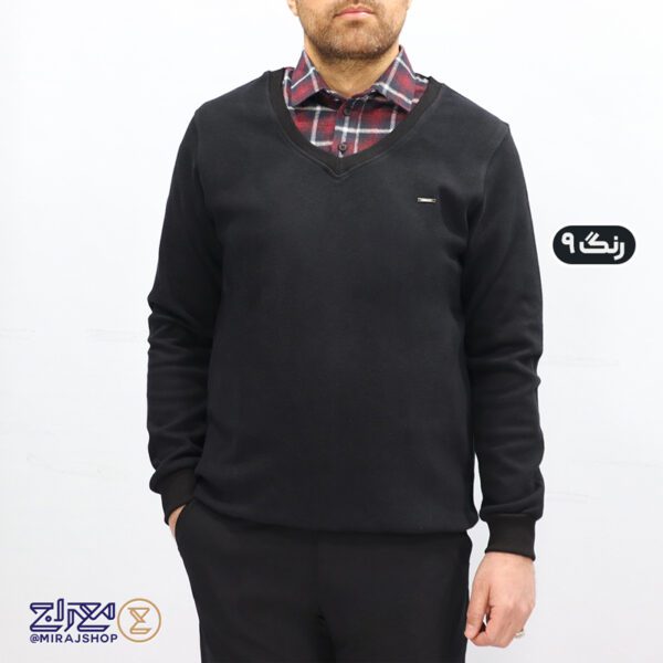 بلوز مردانه پنبه سلانیک یقه پیراهنی