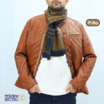 شال‌ گردن مردانه پنبه‌ای دورو