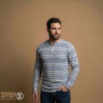 بلوز مردانه پنبه رینگر نیم‌ زیپ