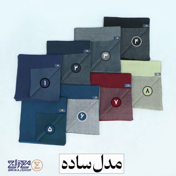 شال‌ گردن مردانه پنبه‌ای دورو