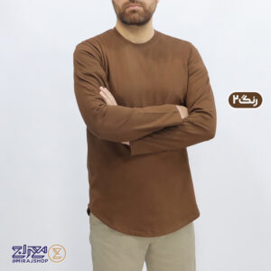 تیشرت مردانه پنبه کشی لانگ