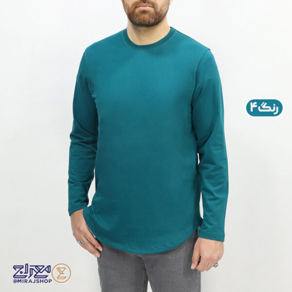 تیشرت مردانه پنبه کشی لانگ