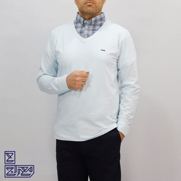 بلوز پنبه ماراتن یقه پیراهنی 1295