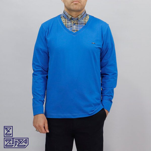 بلوز پنبه ماراتن یقه پیراهنی 1295