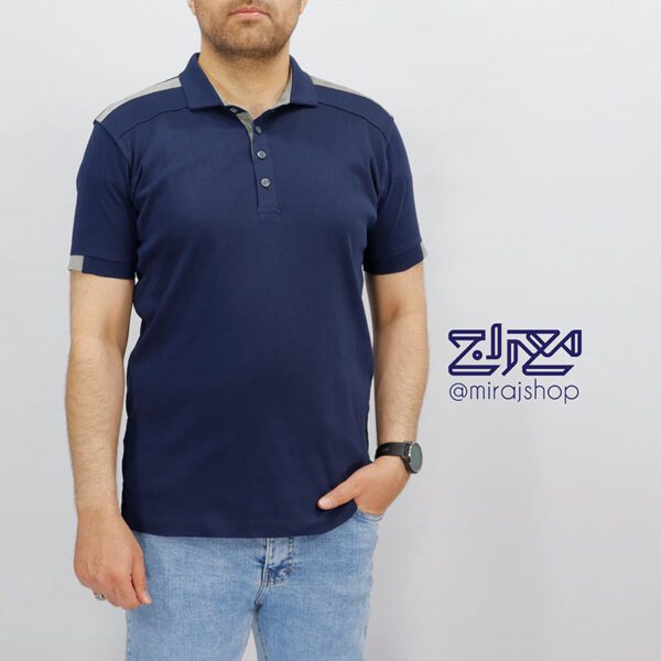 تیشرت پنبه فانریپ یقه دار 1950