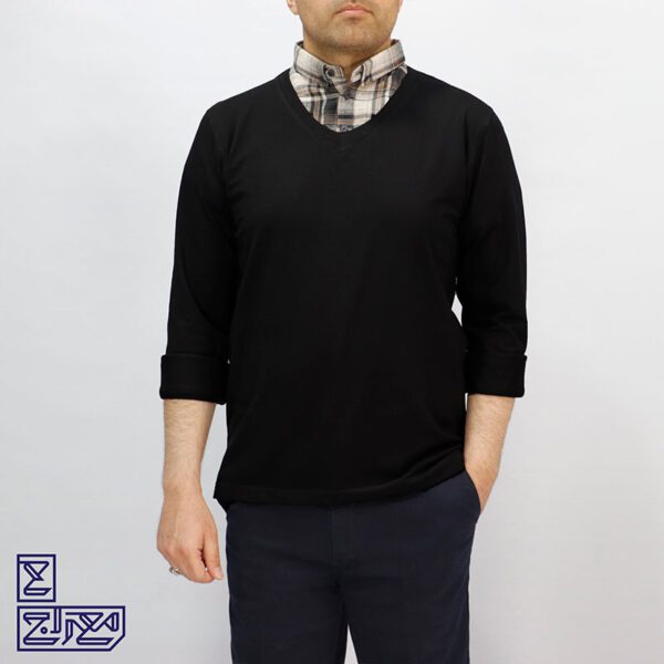 بلوز پنبه ماراتن یقه پیراهنی 1295