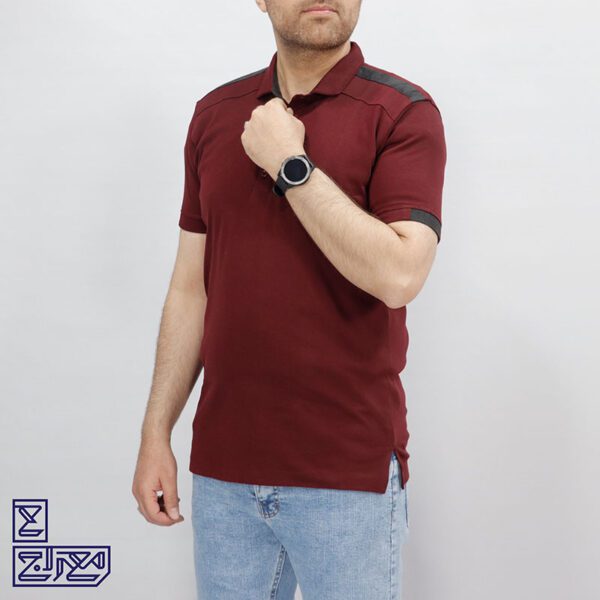 تیشرت پنبه فانریپ یقه دار 1950