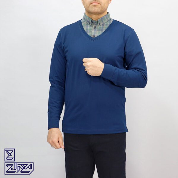 بلوز پنبه ماراتن یقه پیراهنی 1295