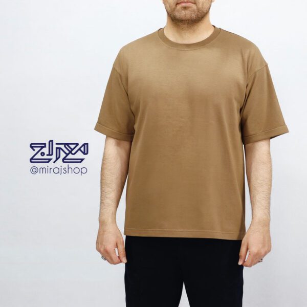 تیشرت پنبه ماکان آستین پاکتی