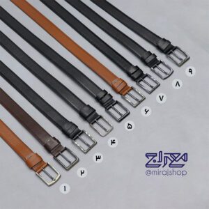 کمربند زبانه دار چرم طبیعی اعلا 1220