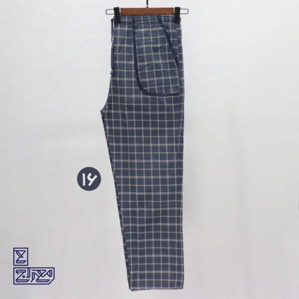 شلوار کتان خانگی 4 خانه