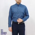 پیراهن تترون یقه دیپلمات دوبل