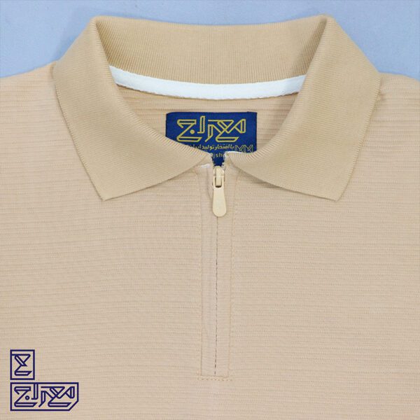 بلوز پنبه نیم زیپ