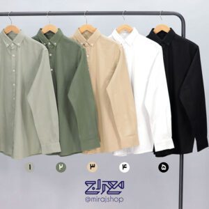 پیراهن پنبه ژاکارد راه راه