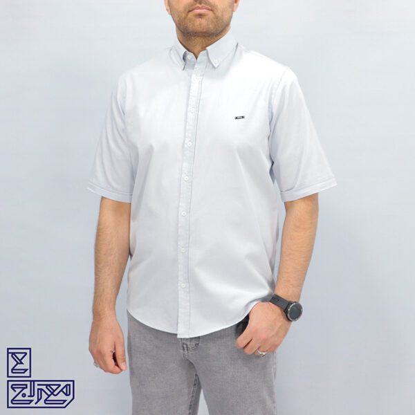 پیراهن کتان آستین کوتاه